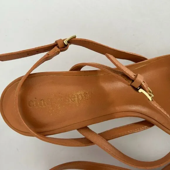 Cinq à Sept, Sophie Ankle Strap Sandal, Indigo 8.5 - Picture 4 of 7